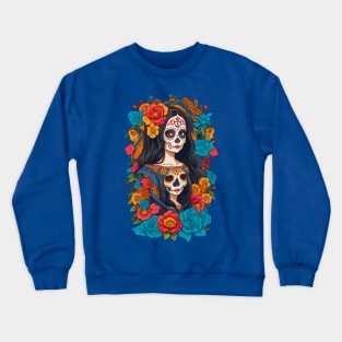 Sugar Skull Halloween Crewneck Sweatshirt